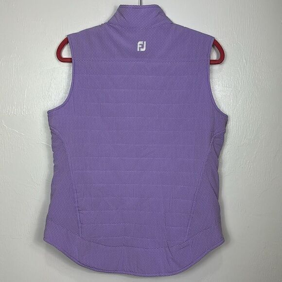 ❤️Last Chance Footjoy Purple Printed Insulated Full Zip Golf Vest Size M - Picture 2 of 7
